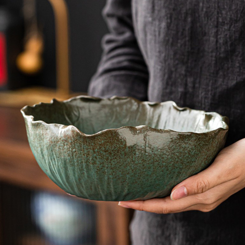 上安堂陶瓷岩生釉茶洗水盂笔洗盆大号茶渣缸桶功夫茶具配件洗茶碗