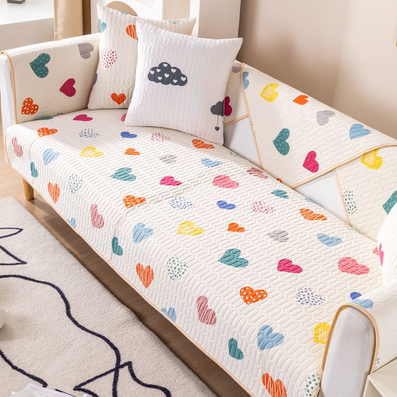 夏季简约现代卡通乳胶冰丝防滑沙发垫凉席凉垫夏天款可水洗机洗