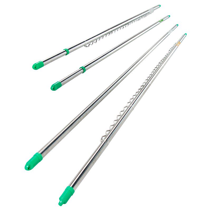 晾衣杆伸缩撑杆 不锈钢阳台顶装窗外室外竹竿晾衣架晒衣杆 凉衣捍