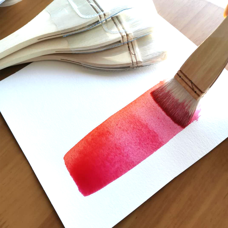 【杂物堆】竹羽堂原木色羊毛板刷777排刷裱纸刷底纹刷铺色刷排笔