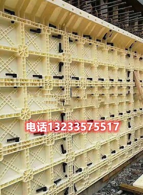 工程建筑模板平面塑料定型现浇混凝土水沟水渠挡墙管廊替代钢模板