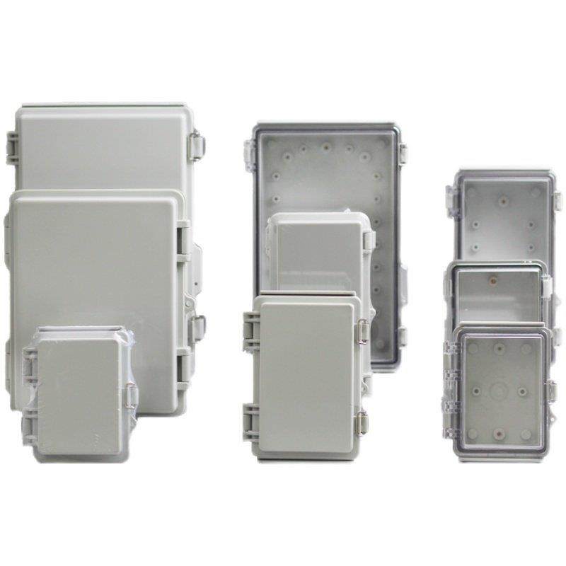 塑料配电箱仪表电源盒监控防水盒室外接线盒卡扣合页户外电气盒子,电子/电工,安防配件,淘宝优惠券,粉丝福利购,淘宝优惠卷