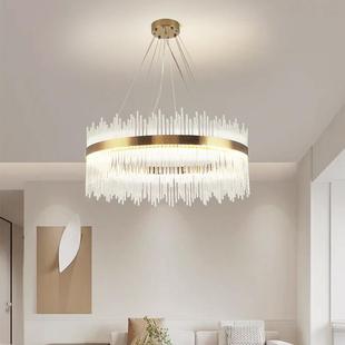 后现代客厅吊灯简约高档轻奢大气水晶饭厅LED节能卧室北欧吊灯具