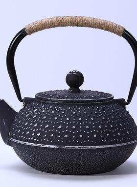 铸铁壶博古架茶楼玄关软装茶室新中式摆件创意家居装饰茶壶日式壶