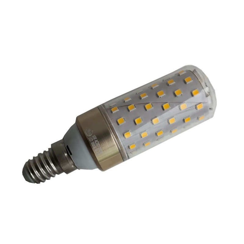mzxx LED灯泡 E14 金铝材 E27 12W 16W吊灯玉米LED泡 暖黄白变光