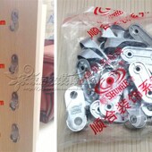 经济u型开口衣柜内挂衣杆托配件柜内衣圆扁管法兰座衣通托1对 包邮