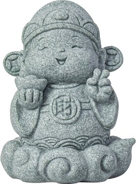 国潮逍遥小神仙茶宠摆件盆栽鱼缸造景禅意如来观音佛像桌面装饰品