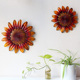 田园墙面装 饰品桃木向日葵客厅立体木雕家居饰品电视背景墙饰挂饰