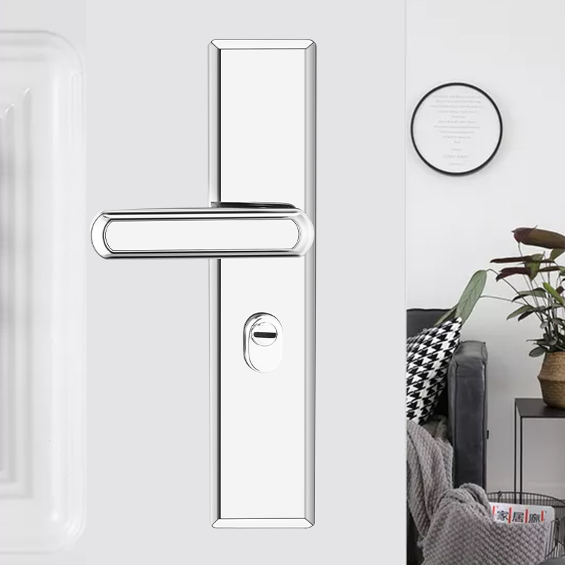 防盗门门把手通用型加厚手柄老式门锁配件入户门大门拉手执手锁具