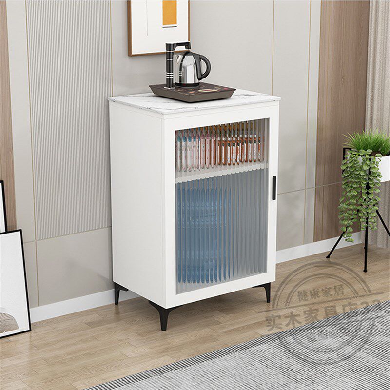 岩板餐边柜现代简约茶水柜储物柜一体靠墙柜家用置物柜办公室酒柜