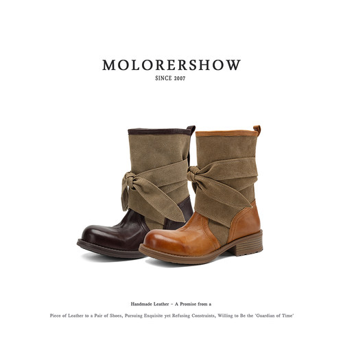 MOLORERSHOW极简风粗跟