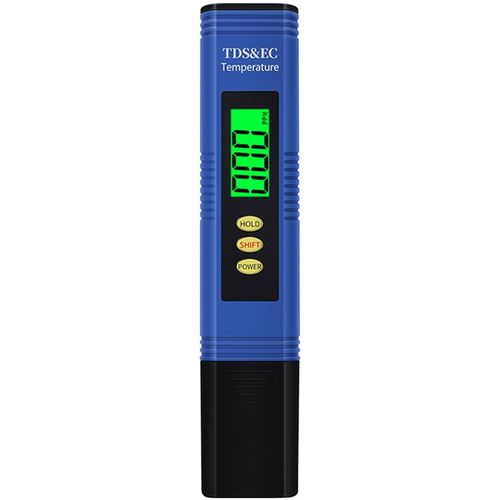 3键TDS笔 水质检测试笔TDS&EC温度计 电导率水质检测笔温度三合一