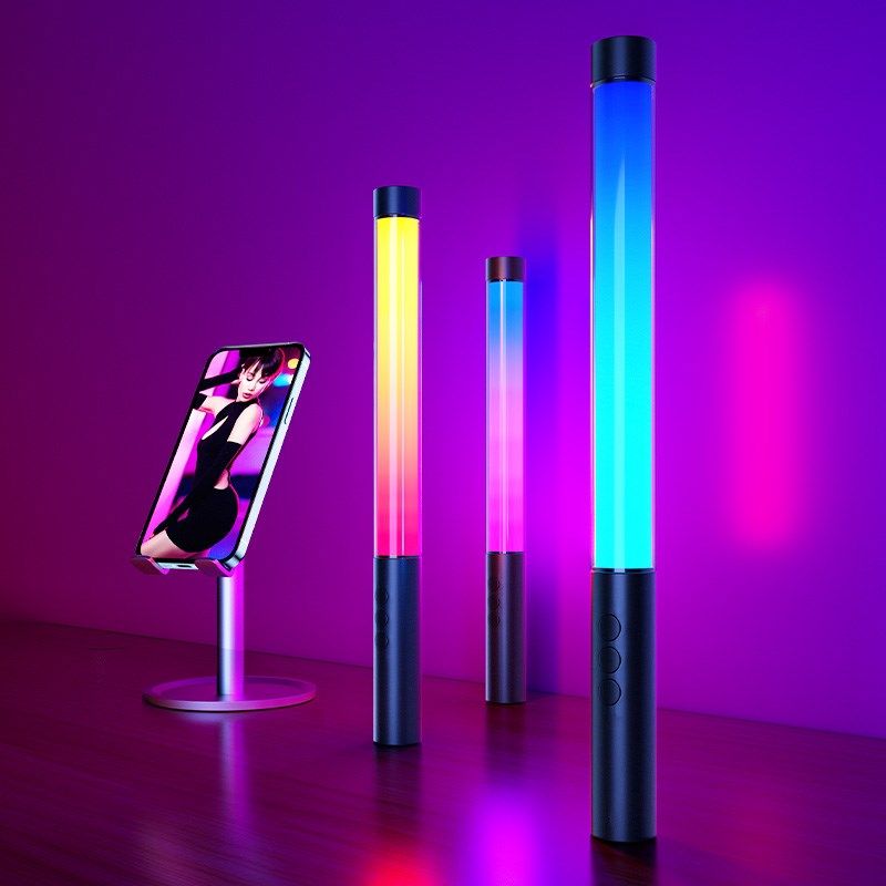 RGB充电荧光棒七彩爆闪发光酒吧点舞氛围灯手持助威应援气氛道具,家装灯饰光源,氛围灯,淘宝优惠券,粉丝福利购,淘宝优惠卷