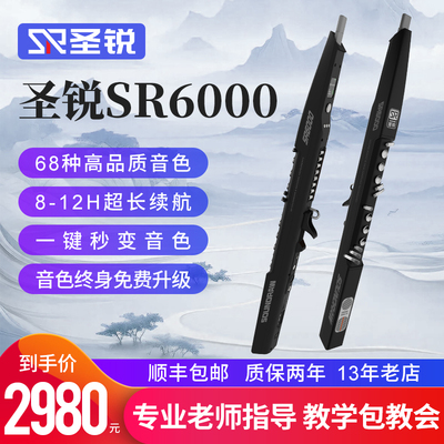 圣锐SR6000电吹管国产电萨克斯初学者成人老年入门电子吹管乐器