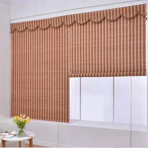 定制竹帘窗帘卷帘遮阳遮光阳台茶室书房民宿隔断装饰卷拉式竹帘子