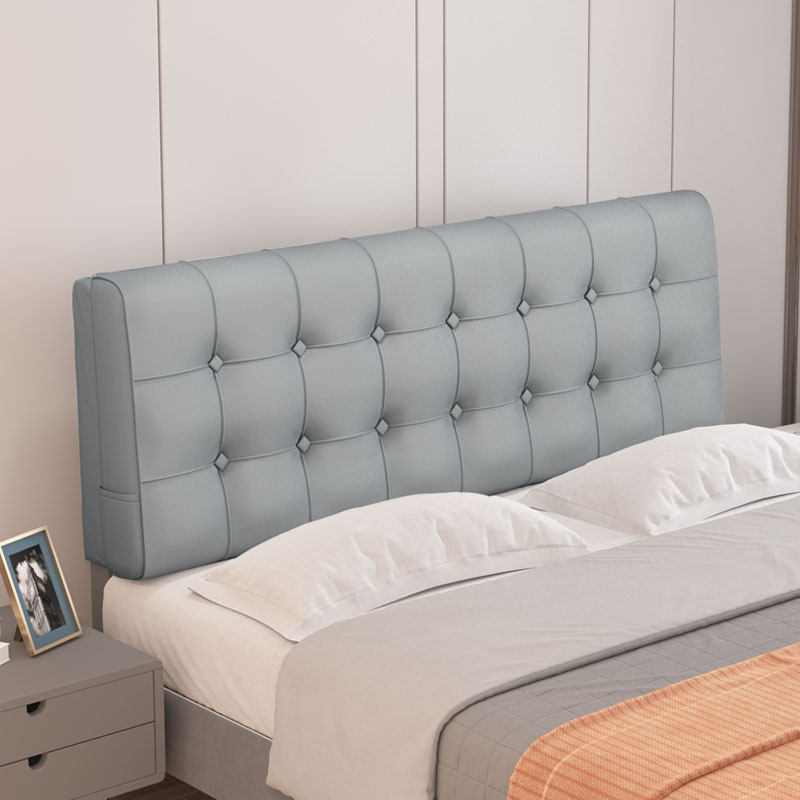 科技布牀头靠背软包牀靠背垫榻榻米防水免洗牀上靠枕轻奢罩套靠垫,居家布艺,床头靠垫,淘宝优惠券,粉丝福利购,淘宝优惠卷