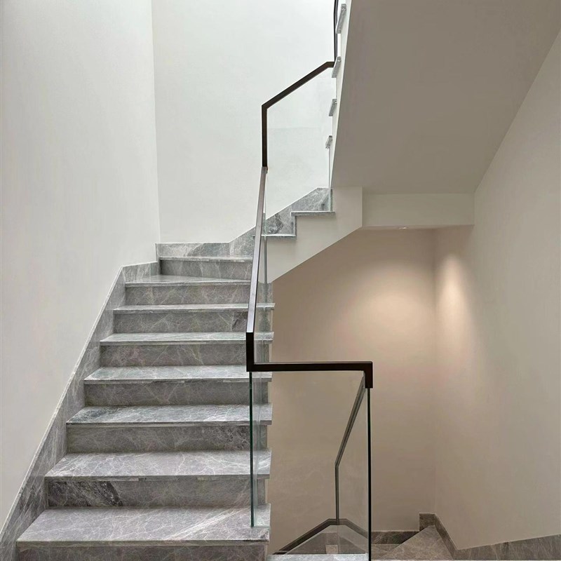 天然大理石楼梯踏步石材浴室防滑拉槽大理石过门石窗台石岩板台面