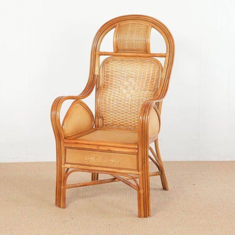 棕绳透气真藤椅子老人单人休闲阳台靠背椅办公天然藤编太师椅家用,住宅家具,其它椅子,淘宝优惠券,粉丝福利购,淘宝优惠卷