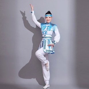 白喜事打鼓演出服装 女将军 女成人民族中国风腰鼓水鼓开场舞蹈古装