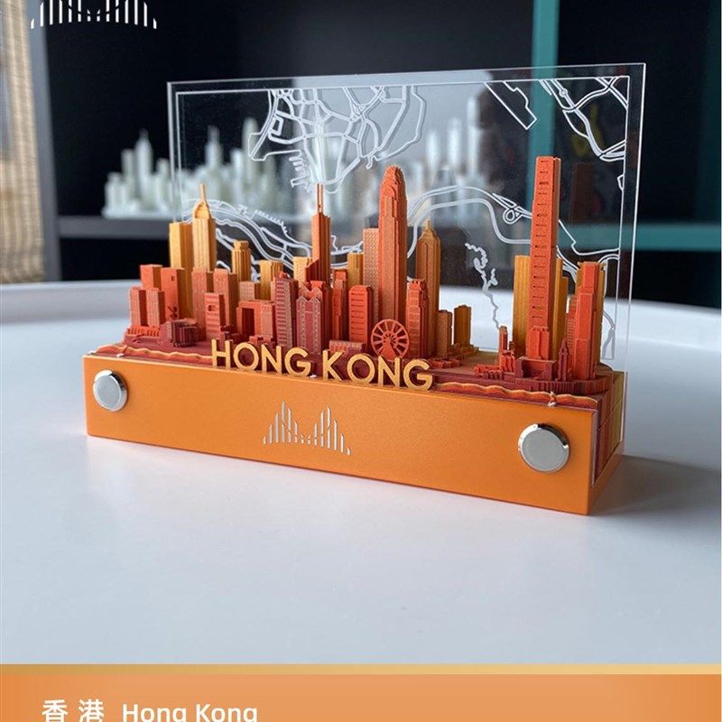 城玥香港上海深圳广州纸艺 创意便签摆件 纸雕公司活动礼品定制