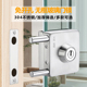 无框玻璃门中间锁304不锈钢材质玻璃无需开孔办公室商铺地锁插销