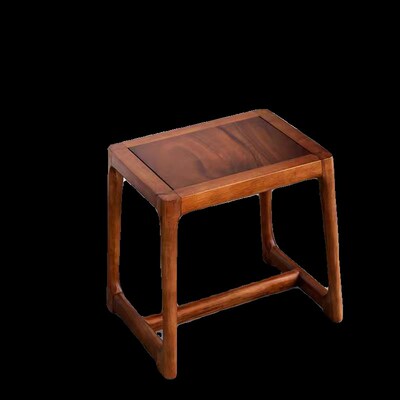 新中式南美胡桃木初心凳凳子轻奢客厅家用