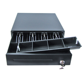 商诺330两层三档锁四格收银机收款 小钱箱金属钱柜收银盒 机钱箱