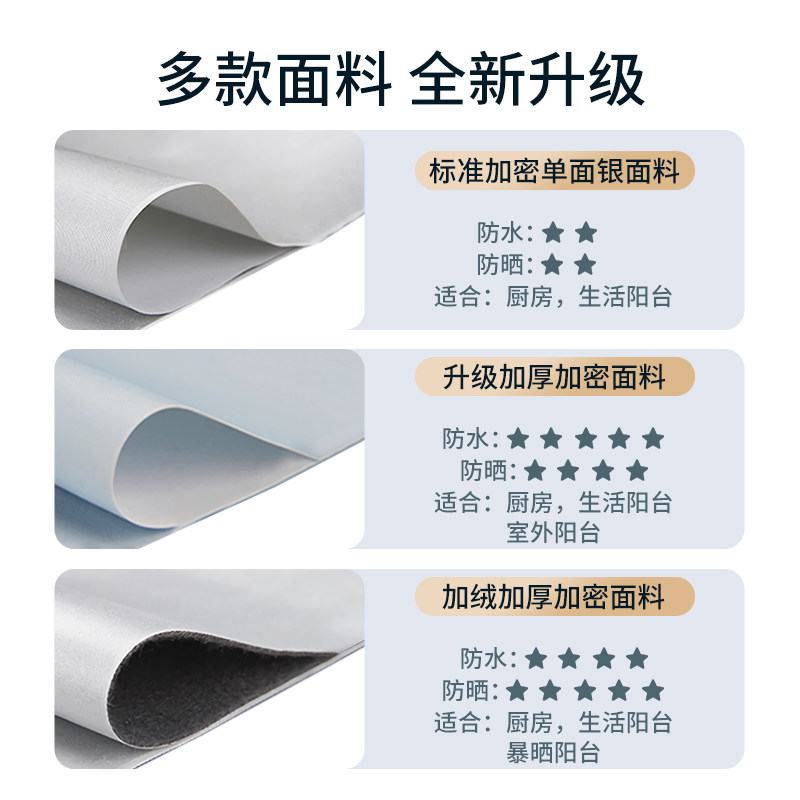 COLMO13/15公斤子母滚筒洗衣机防晒防尘罩双子防水加厚遮阳帘外套