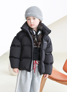 儿童羽绒衣女童短款亲子装2024冬季新款简约男童母子装外套23260