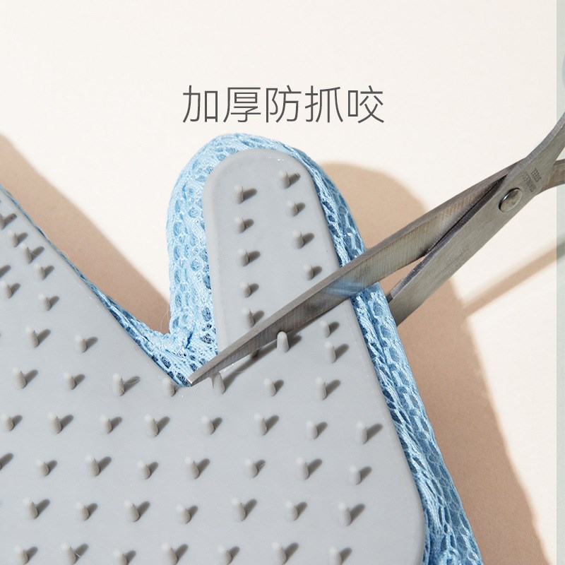 宠物撸猫手套脱除毛刷猫咪梳毛神器去浮毛用品按摩梳子猫毛清理器