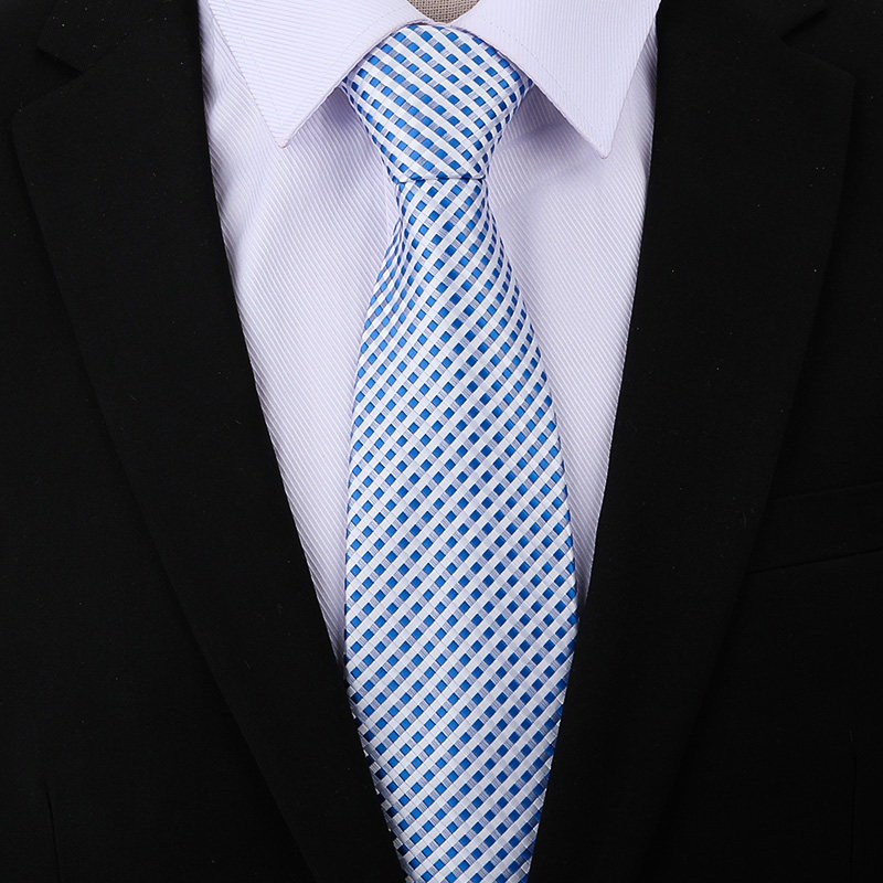 男女商务结婚领带正装黑色拉炼式新郎8.5CM懒人免打条纹领结格子
