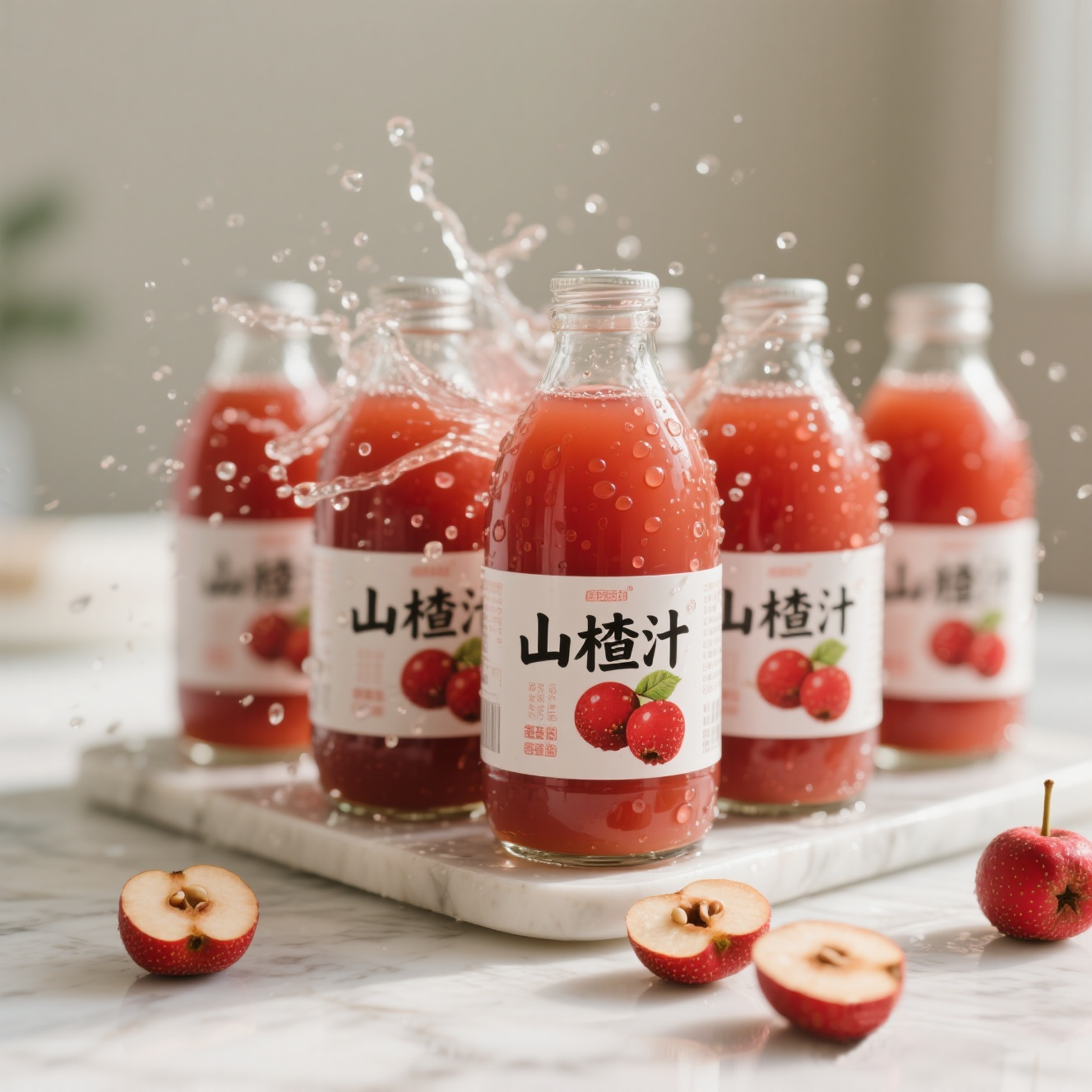 【现货速发】山楂汁果味饮料220ml*10瓶酸甜开胃解辣现做现发