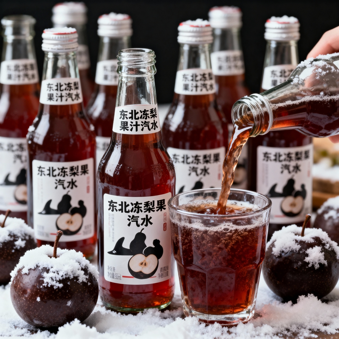 【囤年货】东北冻梨汽水果味汽水果香清爽口感70年代老饮料轻负担