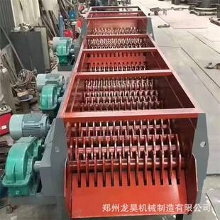 多轴联动泥石分离机设备移动式泥土滚轴筛胶泥土分离机处理量大