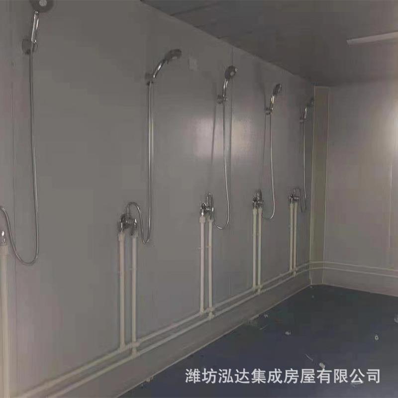 打包式箱房淋浴造型个性移动式淋浴间厂家成品活动景区厕所