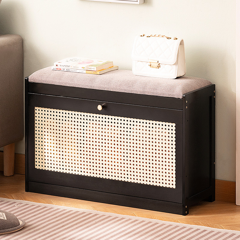 轻奢换鞋凳家用门口鞋架子简约美观北欧入户穿鞋凳可坐式一体长凳