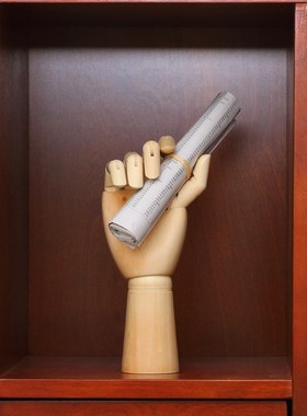 男生人偶人物手办房间木偶创意木头人孩子装饰品小办公室桌面摆件