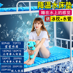 水床 降温垫学生冰床垫 水席 凉席冰垫宿舍单人水床垫双人家用夏季