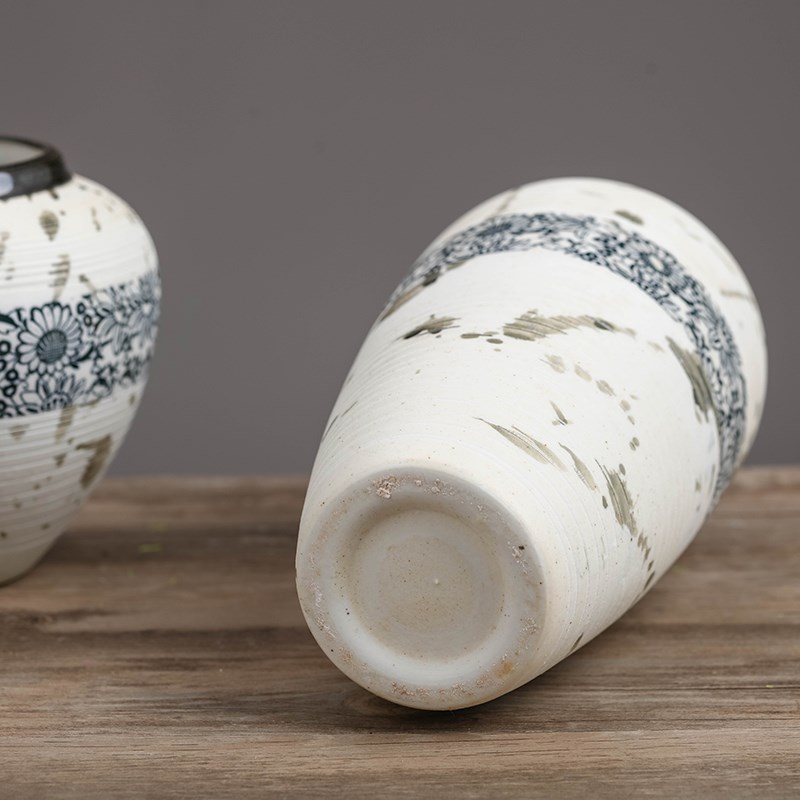 陶瓷花瓶复古陶罐水培干花鲜花花插客厅酒店橱窗软装插花装饰