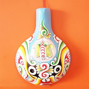 鼎麓 宝鸡特色 民俗手工艺品 彩绘戏曲 社火马勺脸谱 装饰挂件