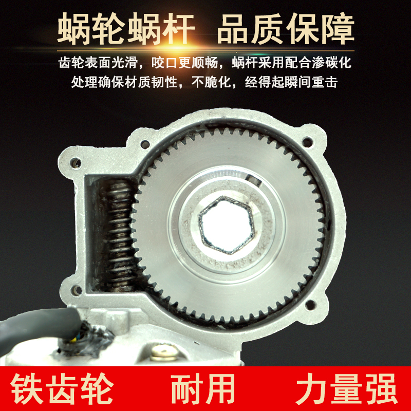 电动施肥撒肥播种电机V100W调速直流电机内四方六方带动个肥盒