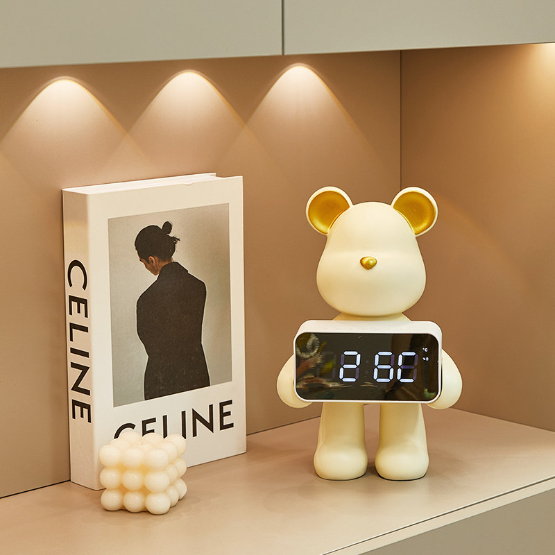 暴力熊ld数字桌面钟表摆台式家用智能电子钟座钟小闹钟时钟,家居饰品,台钟/闹钟,淘宝优惠券,粉丝福利购,淘宝优惠卷