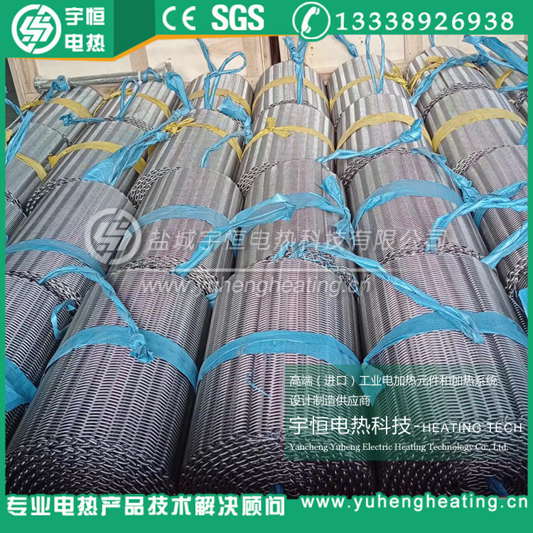 氢能源装备钠离子电池烧结炉进口INCONEL601网带镍基承烧烧结网带