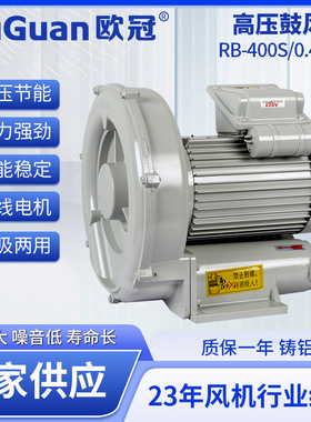 RB-400高压旋涡风机  欧冠高压鼓风机  高压力输送风机 吹吸两用