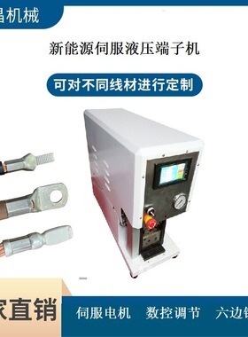 厂家直销 新能源 储能线 免换模六边型铆压  精密伺服液压端子机