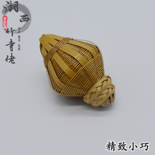 精致竹编装蚱蜢蚂蚱蝈蝈蛐蛐蟋蟀昆虫有盖笼鸟笼笼子虫具特惠