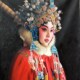 纯手绘精品京剧古典物油画客厅酒店别墅装 饰油画9