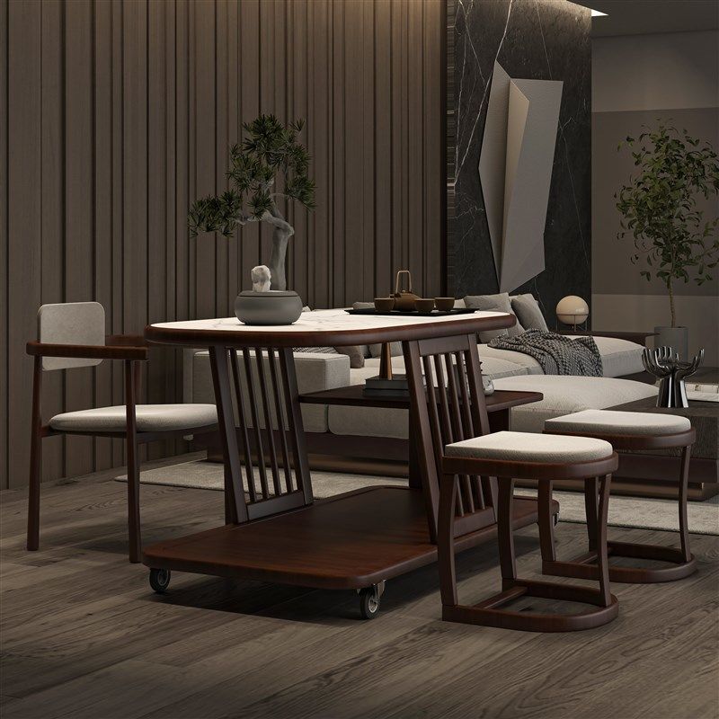 新款新阳台小茶桌椅小型家用实木小茶台,住宅家具,家用茶台/茶桌,淘宝优惠券,粉丝福利购,淘宝优惠卷