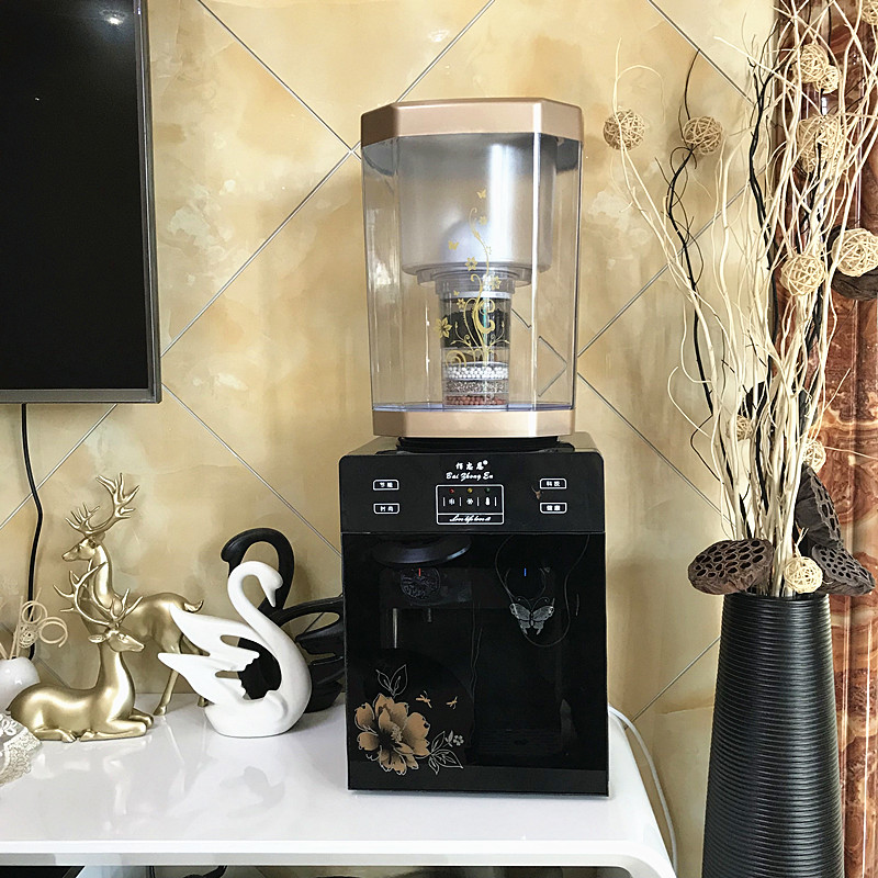 台式饮水机制冷制热冰温热家用配净水桶自来水过滤桶净水器可直饮