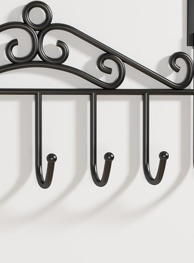 德国门后挂钩挂衣架房门卧室免打孔无痕多用挂架加厚衣帽钩